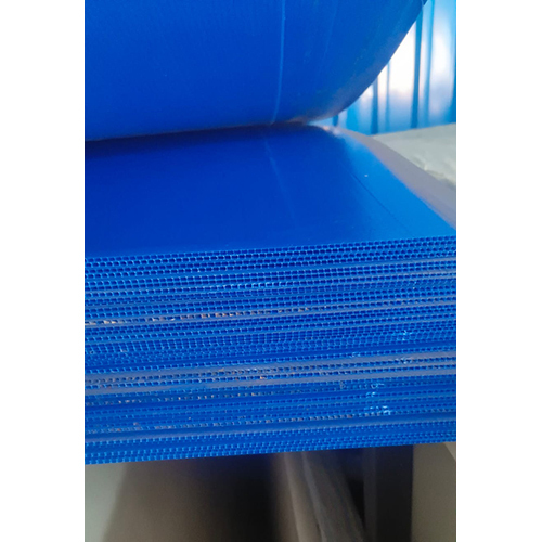 Blue PP Corrugated Sheet