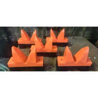 Pp V Block - Mild Steel, Various Sizes, Orange | Industrial Tool For Support And Stability In Machining And Inspection Processes