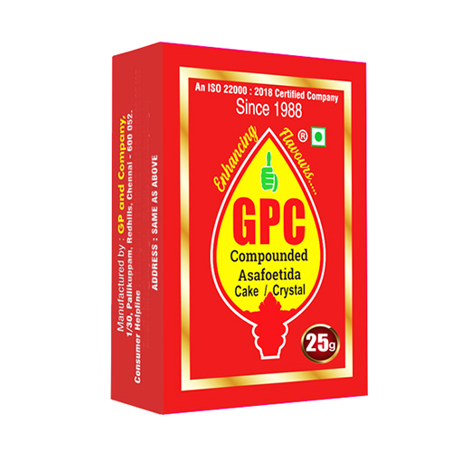 25g GPC Compounded Asafoetida Cake Crystals