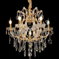 6 Light Golden Chandelier