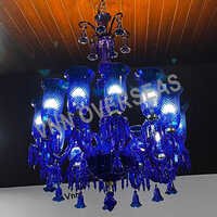 Antique Blue Chandelier