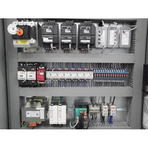 Mild Steel Industrial PLC Control Panel