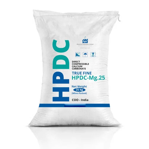 HPDC Mg.25 25kg Direct Compressible DC Grade Calcium Carbonate Granules