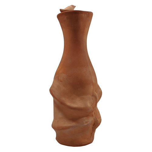 Brown Natural Terracotta Bird Bottle