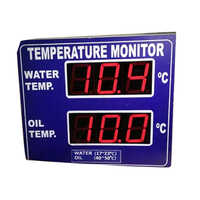 220v Temperature Monitor - Durable Metal Construction | Sleek Blue Color, Industrial Application, Varied Dimensions