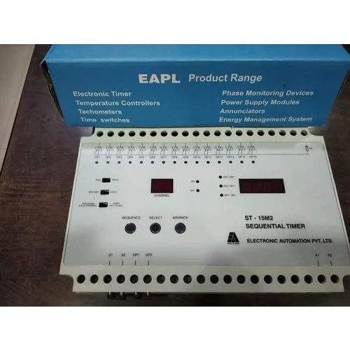 White Digital Eapl Sequential Timer