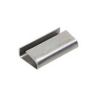 Mild Steel Strapping Clips - Various Sizes, Silver Color, Durable Industrial Solution for Securing Packaging and Bundling Materials