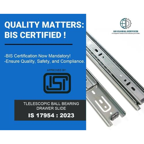 Telescopic Ball Bearing Drawer Slide