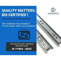 Telescopic Ball Bearing Drawer Slide