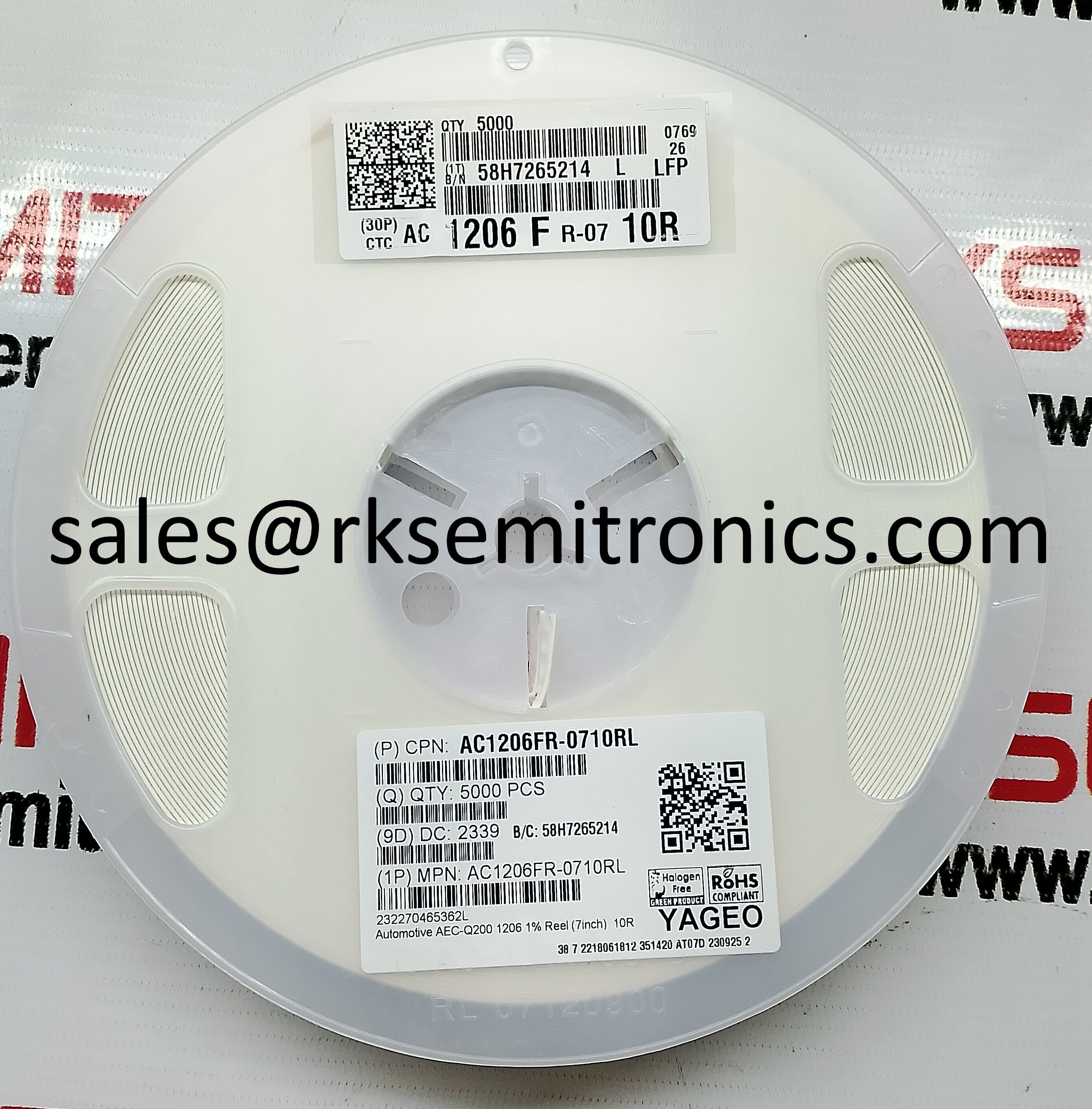 AC1206FR-0710RL   Thick Film Resistors