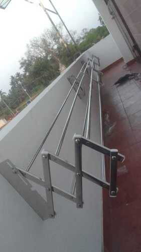 wall mounted cloth drying hangers in chamravattom kerala