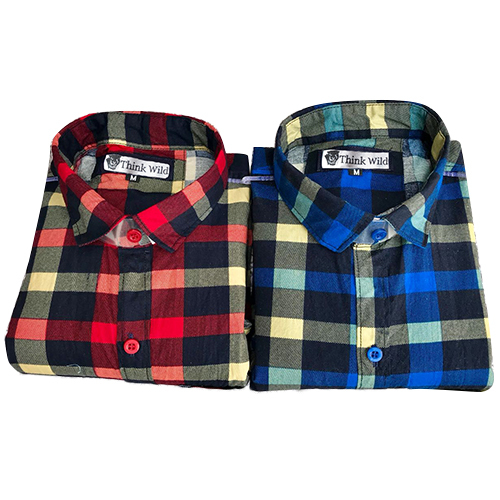 Mens Office Check Shirt