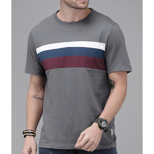 Round Neck Cotton T Shirt