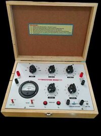 Wheatstone Bridge - Metal And Plastic, 10 X 15 X 5 Inches | Dc Powered, 0.1% Accuracy, 0.01 Ohm Resolution, 1.5 Kg Weight
