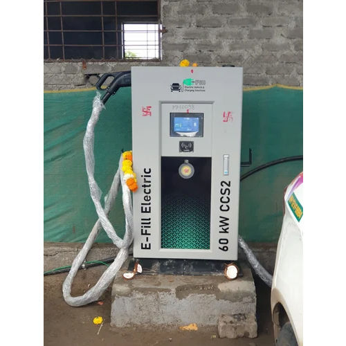 E Fill 60Kw Dc Ev Charger (Dual Gun) - Material: Plastic & Steel