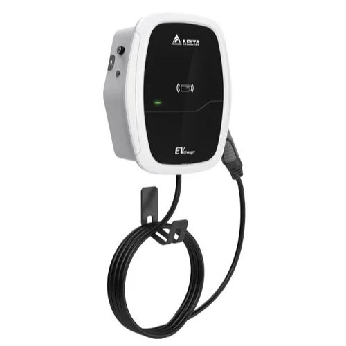 Delta 7.36 Kw Acmini Plus Ev Charger (Type2 Single Gun) - Material: Plastic & Steel