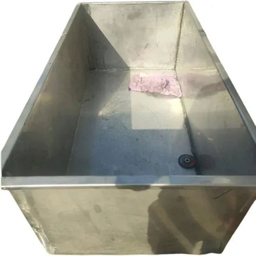 Ss Rectangle Storage Tank Application: Industrial