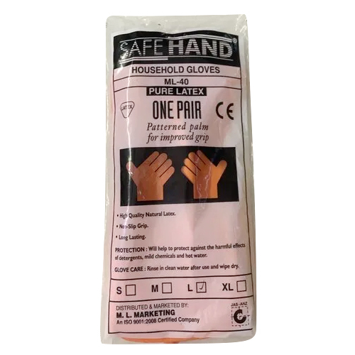 Safe hand household gloves ( Ml 40 )