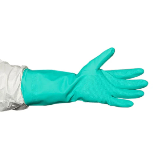 Nitrile chemical resistance gloves