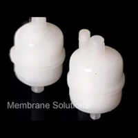 Ptfe Capsule Filter - White, Round Shape, New Condition | Durable, High-quality Filtration For Industrial Use