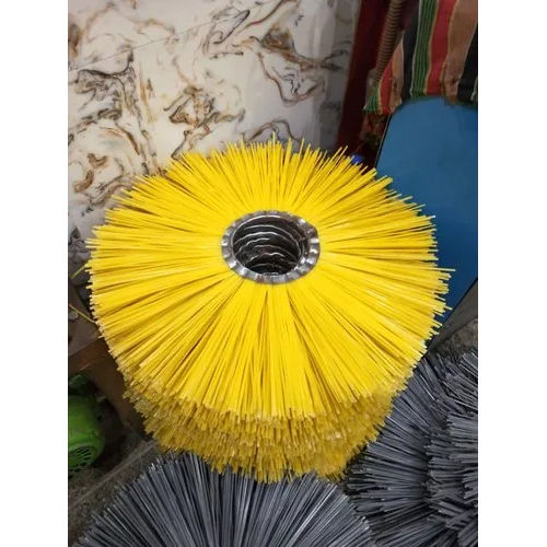 Yellow Road Cleaning Sweeper Brushes