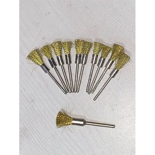 Silver Diamond Polinshing Brush Soft Iron And Brass Wire