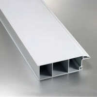 Rigid Pvc Profiles - White, 3m Length | Waterproof, Smooth Surface, 60 To 70 Shore A Hardness, Perfect For Automotive And Outdoor Applications