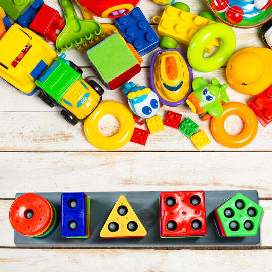 GEOMETRIC BRICK WITH BOX-PRESCHOOL EDUCATIONAL LEARNING TOYS FOR KIDS (4434)