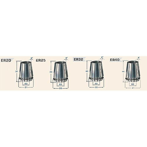 Precision Collet for CNC Router Machining Center Standard