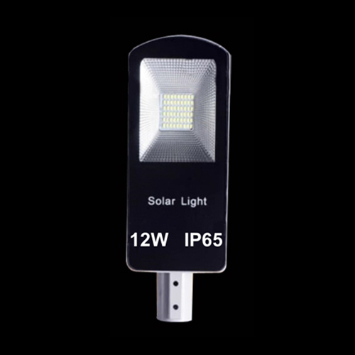 Metal & Glass 12W Solar Semi Integrated Street Light