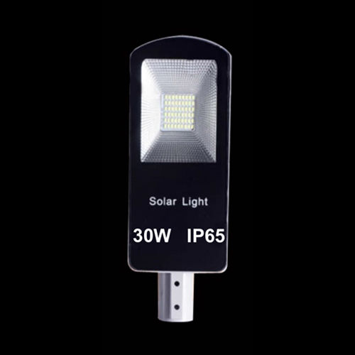 Metal & Glass 30W Solar Semi Integrated Street Light