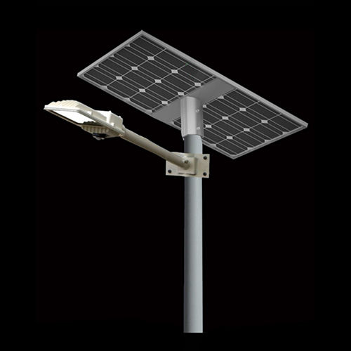 Metal & Glass Outdoor Solar Semi Integrated Street Light