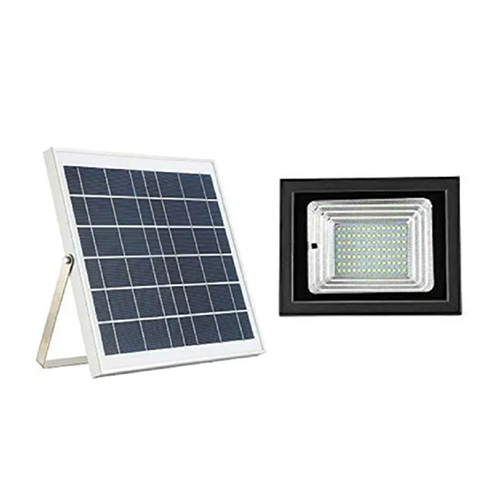 Metal & Plastic 50W Solar Flood Light With Built-In Lifepo4 Battery