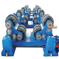 Self Aligning Welding Rotators - High-quality Steel, Various Sizes Available, Striking Blue Design | Ideal For Industrial Welding Applications