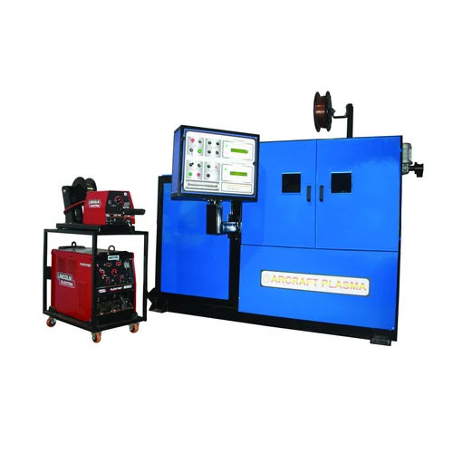 Blue Industrial Hard Banding Machine