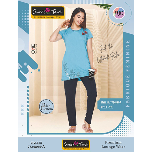 7724094-A Premium Ladies Cotton Lounge Wear