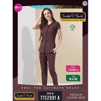 7752091-A Premium Ladies Checked Lounge Wear