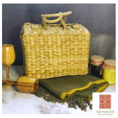 Kauna Picnic Storage Basket - Color: Natural