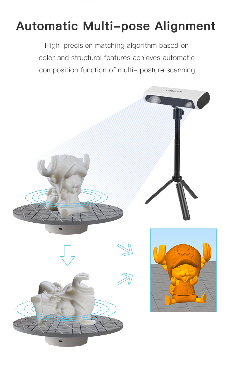 CR-Scan 01 3D Scanner Upgraded Combo With Tripod And Turntable