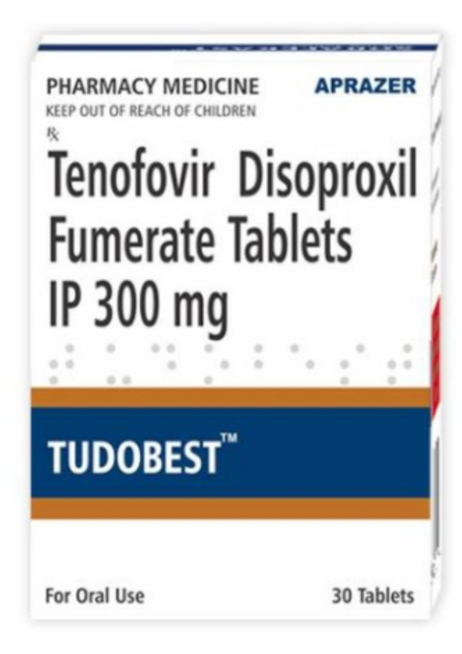 Tudobest Tenofovir Disoproxil Fumerate Tablets