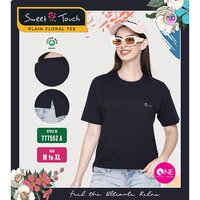 777552-A Ladies Plain Tee