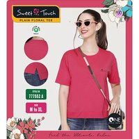 777552-A Ladies Plain Tee