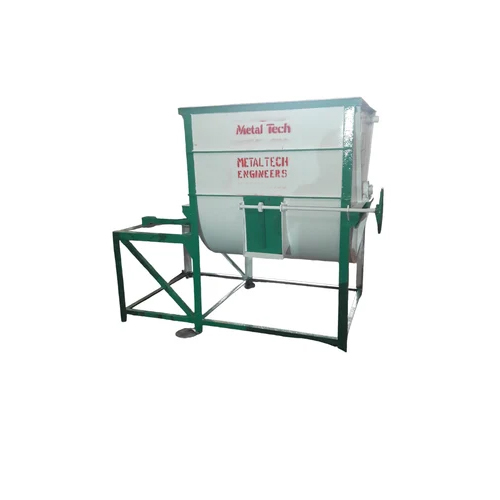 Cast Iron Animal Feed Mixer Machine - 240 Volt, Semi-Automatic | Colour Coated Metal Construction, Warranty Included