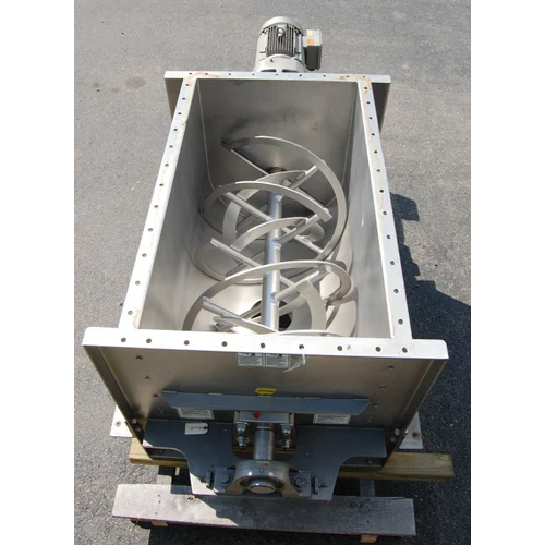 Semi Automatic Mild Steel Ribbon Type Mixer Machine