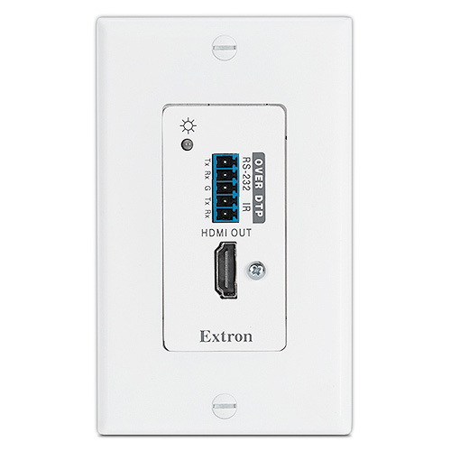 DTP Receiver For HDMI-Decorator-Style Wallplate