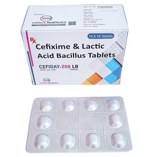 Cefixime And Lactic Acid Bacillus Tablets - Expiration Date: As Per Mention Months