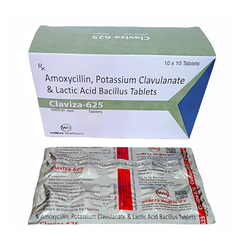 Amoxycillin Potassium Clavulanate And Lactic Acid Bacillus Tablets