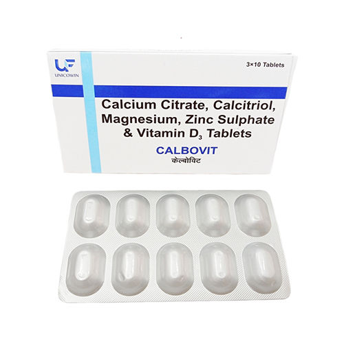 Calcium  Calcitriol Magnesium Zinc Sulphate And Vitamin D3 Tablets - Drug Type: General Medicines