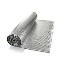 Aluminium Foil Insulation - 1.2mm X 20m Roll, Silver With Greater Than 97% Reflection Ratio And 0.03% Emissivity, High Quality Material