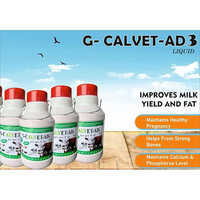 Cattle Liquid Calcium - Bio-Tech Grade Liquid Supplement, HDPE Bottle Packaging for Large & Small Animals, 3-Year Shelf Life